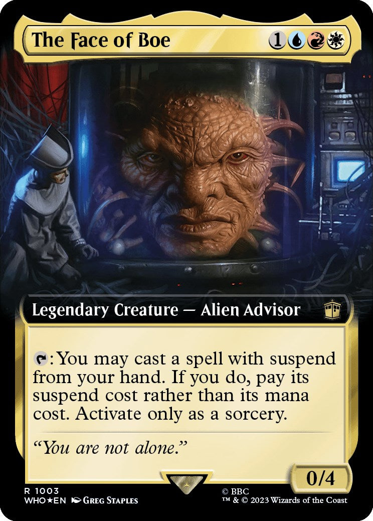 The Face of Boe (Extended Art) (Surge Foil) [Doctor Who] | Good Games Morley