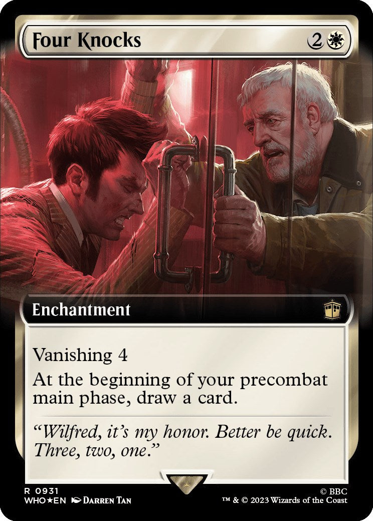 Four Knocks (Extended Art) (Surge Foil) [Doctor Who] | Good Games Morley
