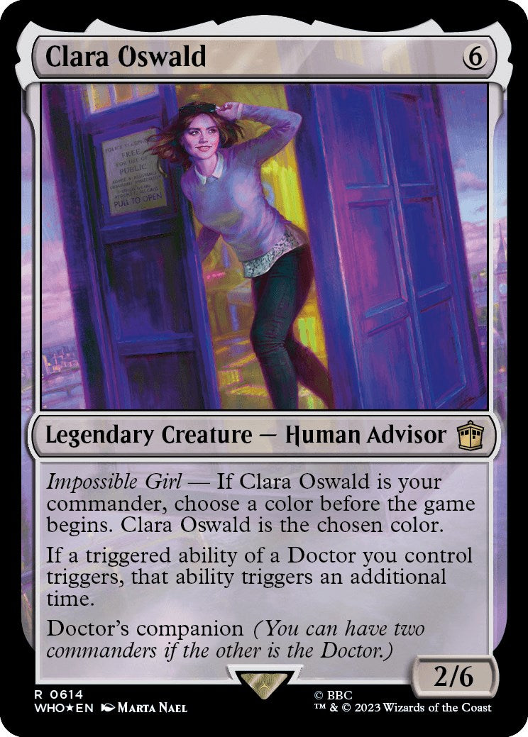 Clara Oswald (Surge Foil) [Doctor Who] | Good Games Morley