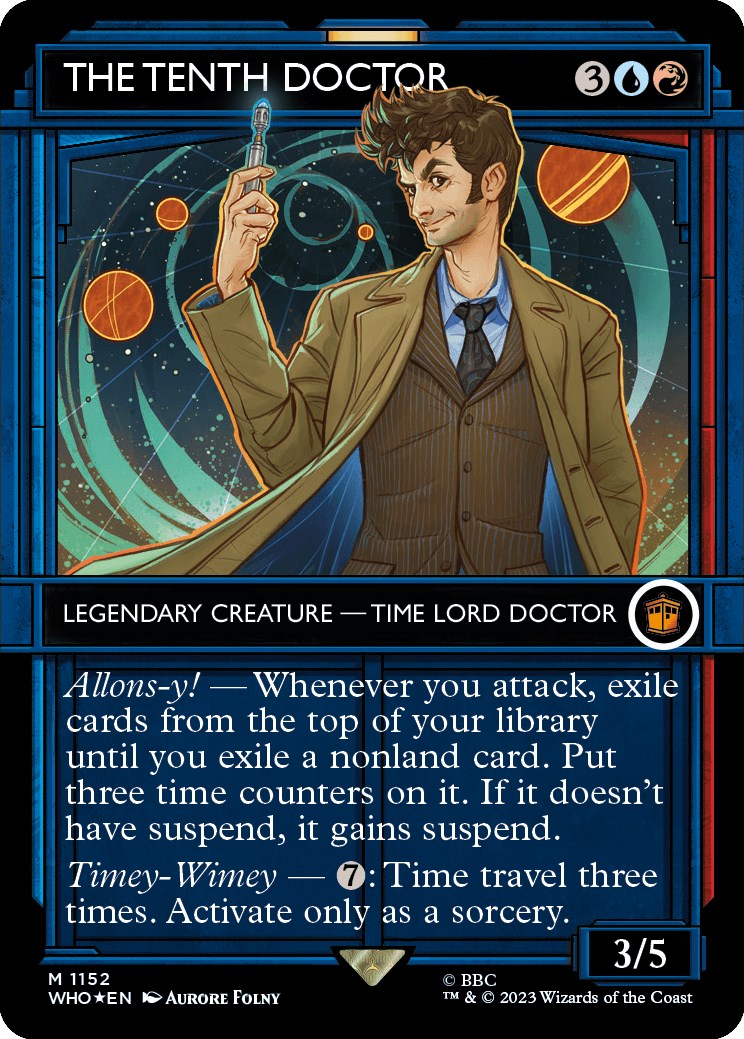 The Tenth Doctor (Showcase) (Surge Foil) [Doctor Who] | Good Games Morley