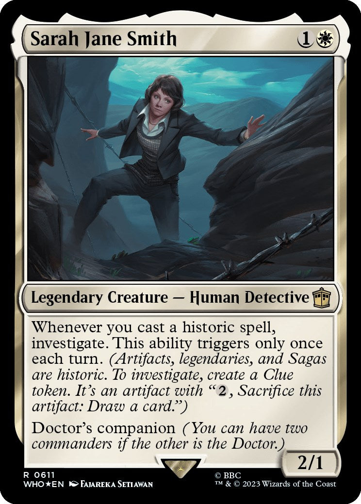 Sarah Jane Smith (Surge Foil) [Doctor Who] | Good Games Morley