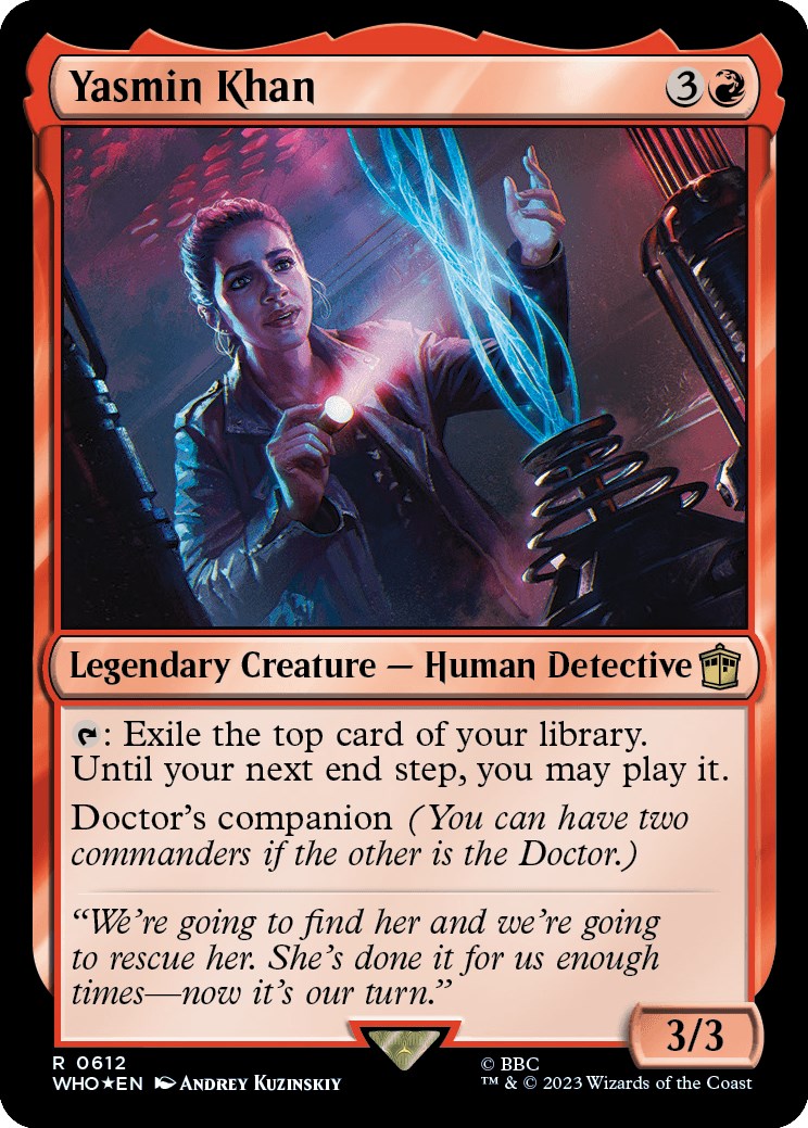 Yasmin Khan (Surge Foil) [Doctor Who] | Good Games Morley