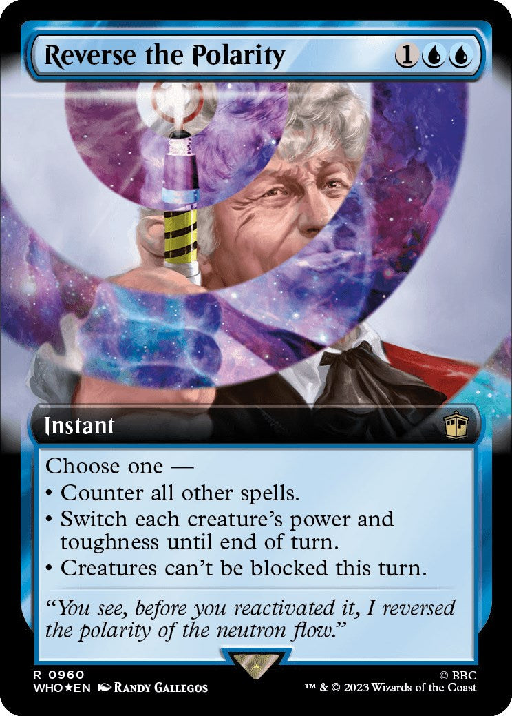 Reverse the Polarity (Extended Art) (Surge Foil) [Doctor Who] | Good Games Morley