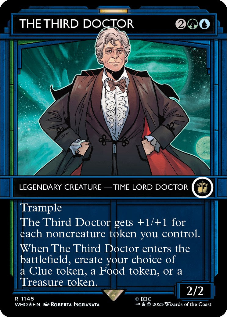 The Third Doctor (Showcase) (Surge Foil) [Doctor Who] | Good Games Morley