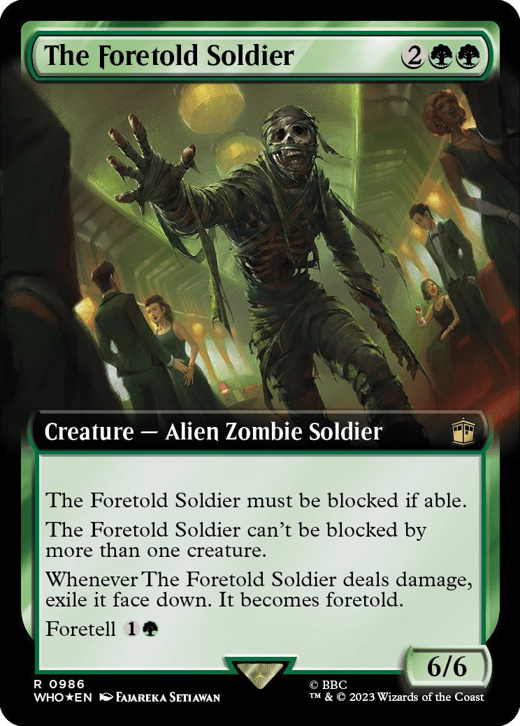 The Foretold Soldier (Extended Art) (Surge Foil) [Doctor Who] | Good Games Morley