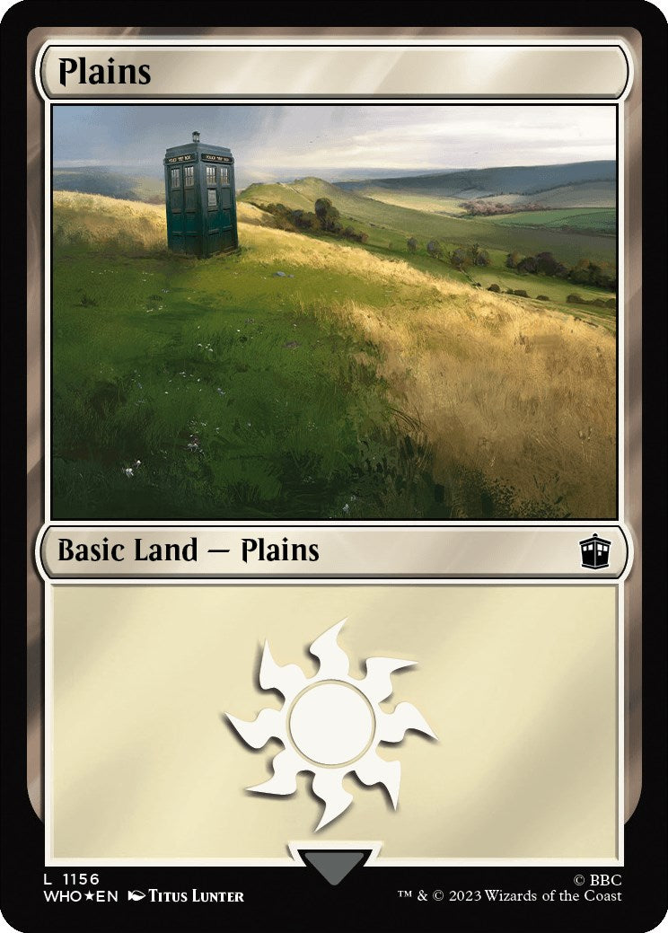 Plains (1156) (Surge Foil) [Doctor Who] | Good Games Morley