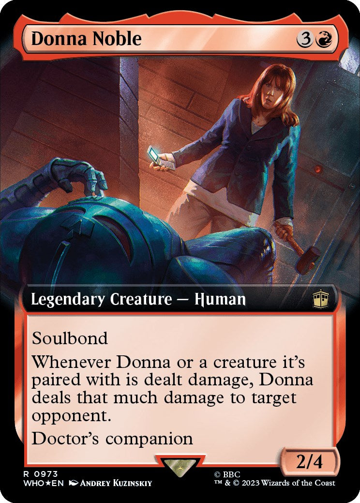 Donna Noble (Extended Art) (Surge Foil) [Doctor Who] | Good Games Morley
