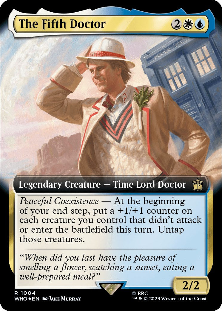 The Fifth Doctor (Extended Art) (Surge Foil) [Doctor Who] | Good Games Morley