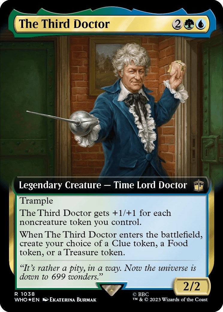 The Third Doctor (Extended Art) (Surge Foil) [Doctor Who] | Good Games Morley