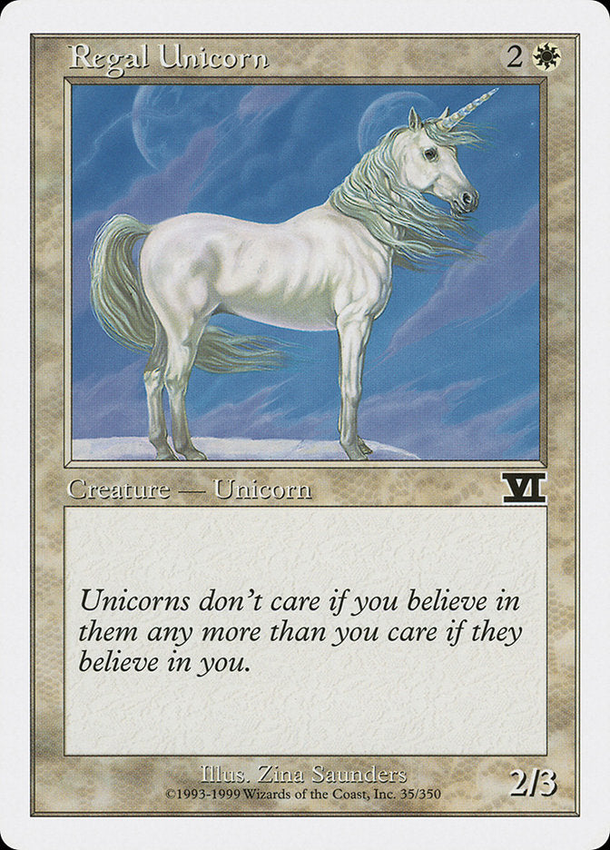 Regal Unicorn 35/350 (Classic Sixth Edition)  | Good Games Morley