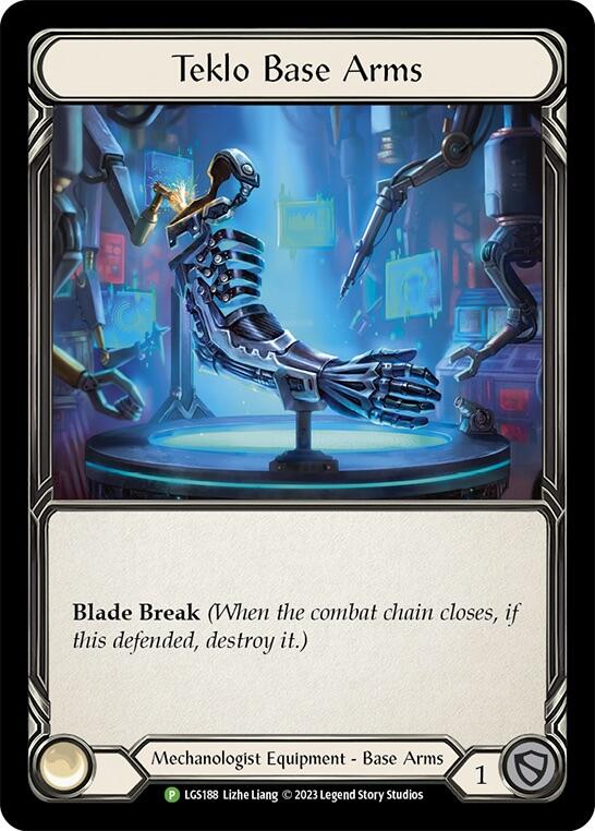 Teklo Base Arms [LGS188] (Promo)  Cold Foil | Good Games Morley