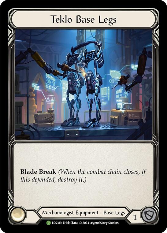 Teklo Base Legs [LGS189] (Promo)  Cold Foil | Good Games Morley