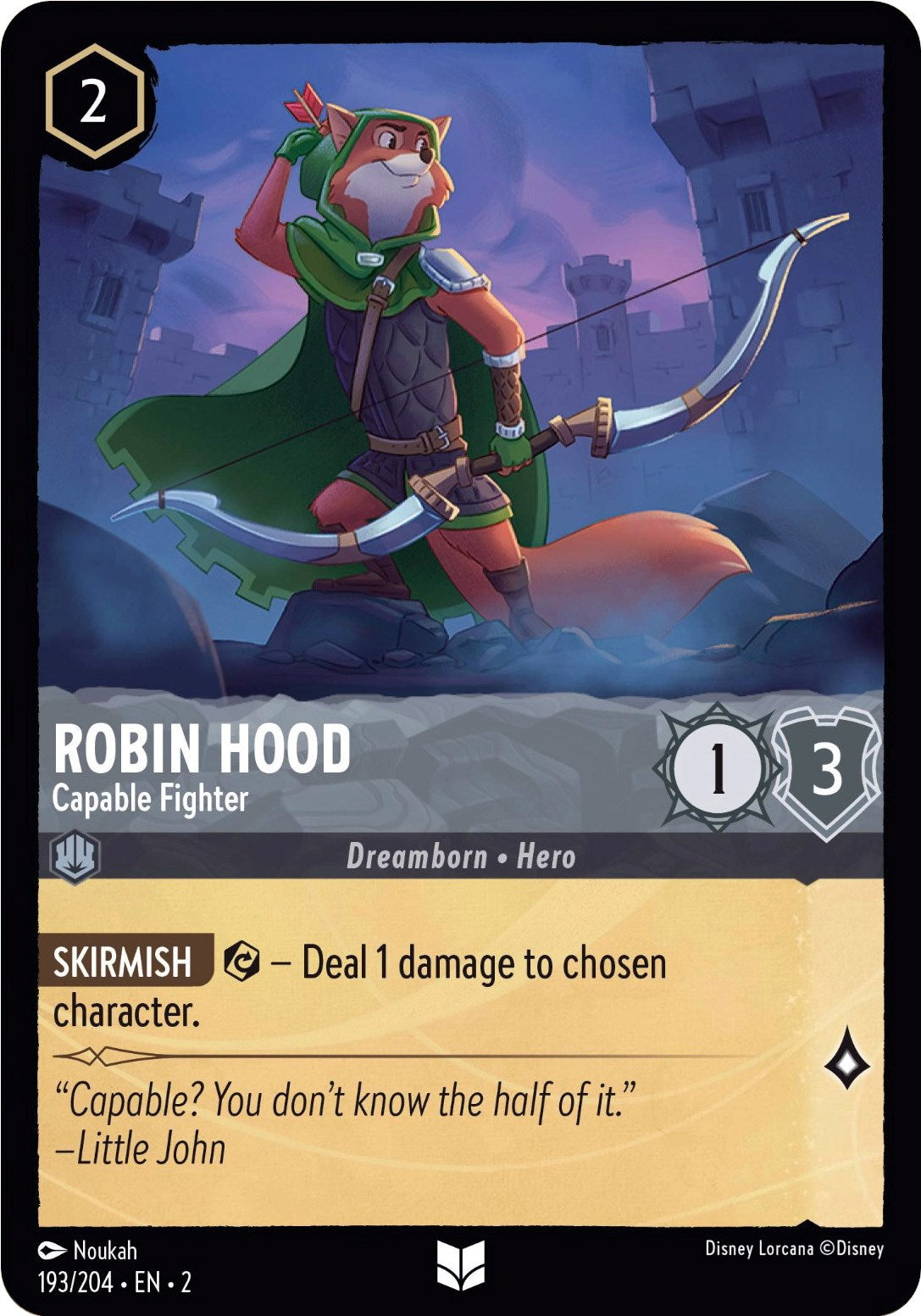 Robin Hood - Capable Fighter (193/204) [Rise of the Floodborn] | Good Games Morley