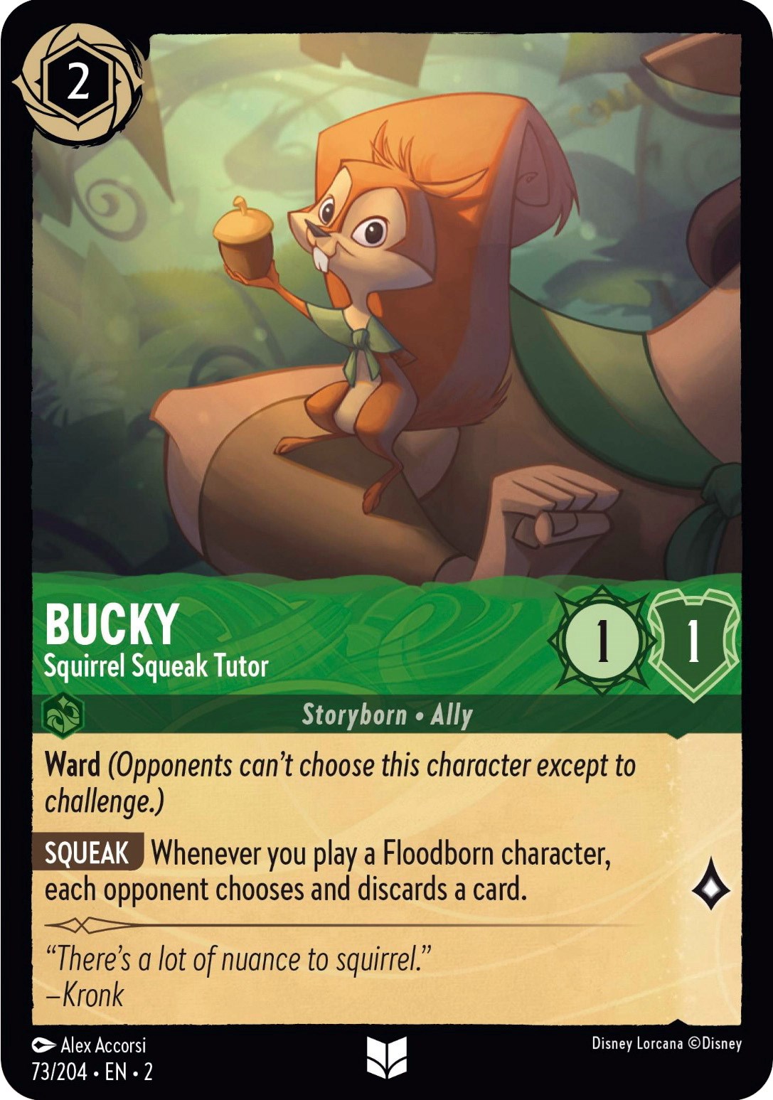 Bucky - Squirrel Squeak Tutor (73/204) [Rise of the Floodborn] | Good Games Morley