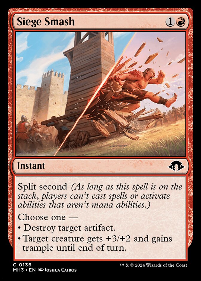 Siege Smash 136/319 (Modern Horizons 3)  | Good Games Morley