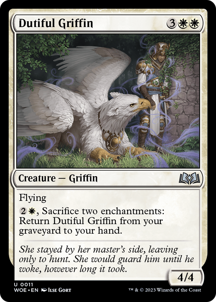 Dutiful Griffin [Wilds of Eldraine] | Good Games Morley