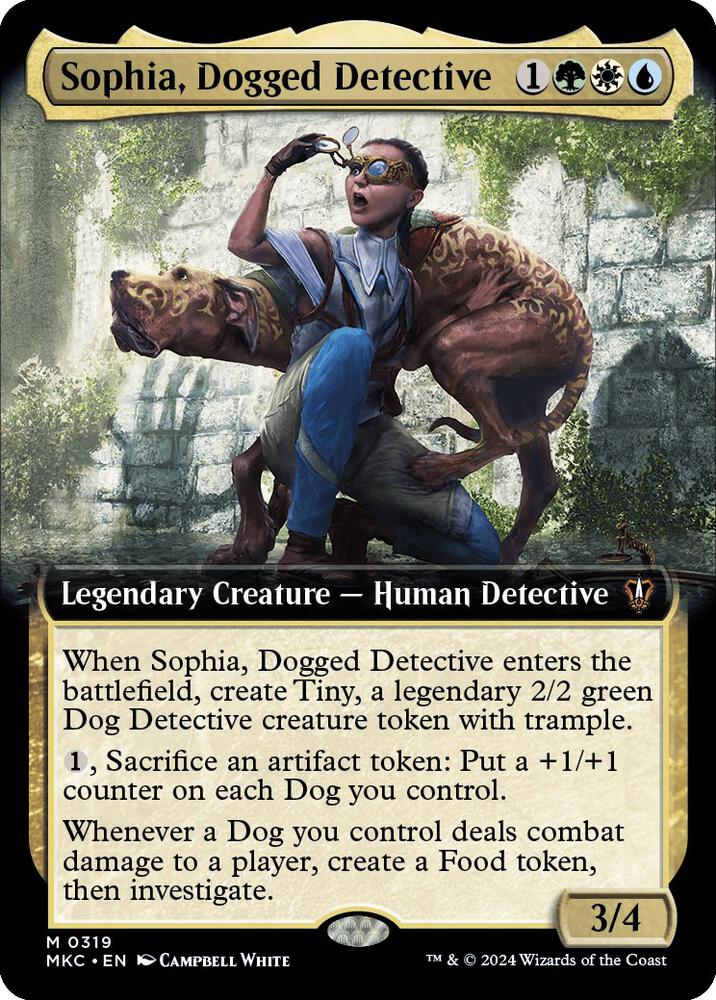 Sophia, Dogged Detective 319/311 (Commander: Murders at Karlov Manor)  - Extended Art Foil | Good Games Morley