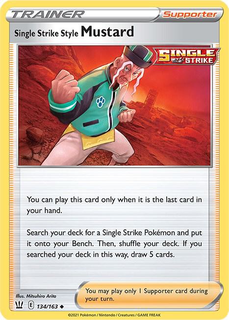Single Strike Style Mustard 134/163 (SWSH05: Battle Styles)  | Good Games Morley
