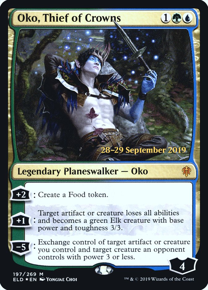 Oko, Thief of Crowns [Throne of Eldraine Prerelease Promos] | Good Games Morley