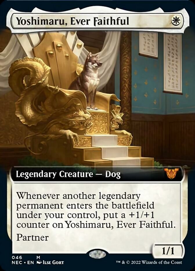 Yoshimaru, Ever Faithful (Extended Art) [Kamigawa: Neon Dynasty Commander] | Good Games Morley