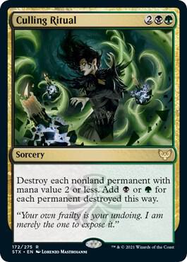 Culling Ritual 172 (Strixhaven: School of Mages)  - Foil | Good Games Morley