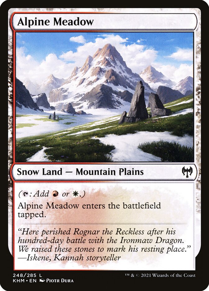 Alpine Meadow 248/285 (Kaldheim)  - Foil | Good Games Morley