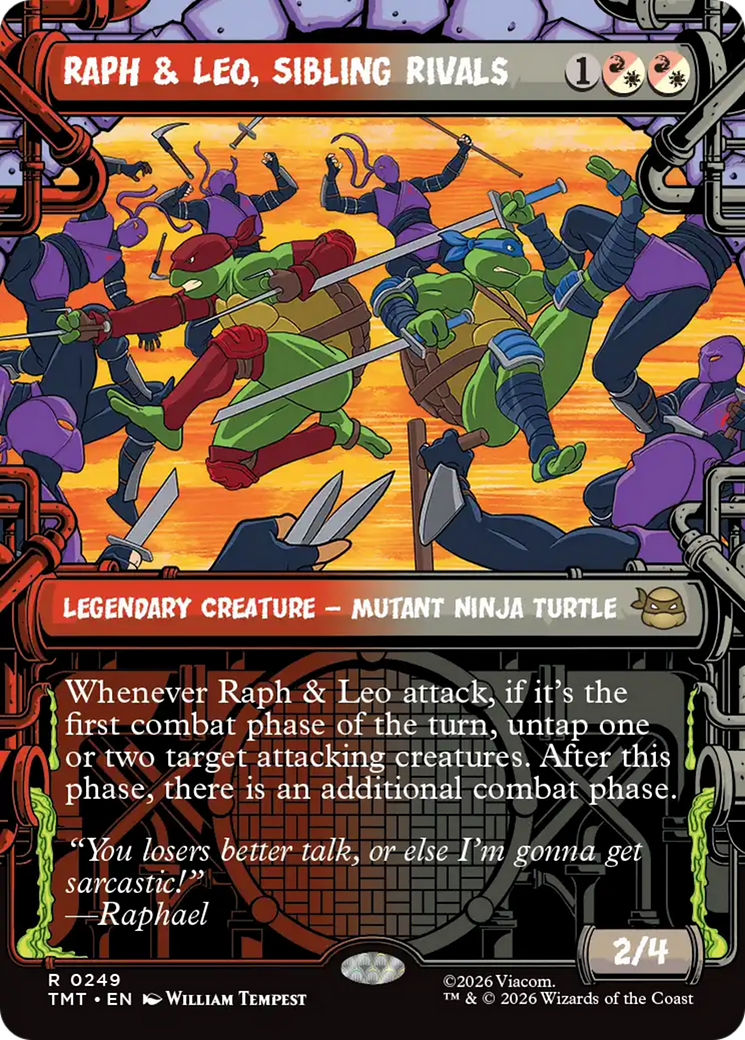 Raph & Leo, Sibling Rivals (Showcase) [Teenage Mutant Ninja Turtles] | Good Games Morley