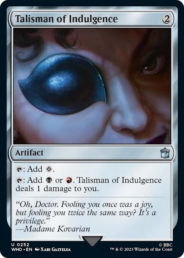Talisman of Indulgence [Doctor Who] | Good Games Morley