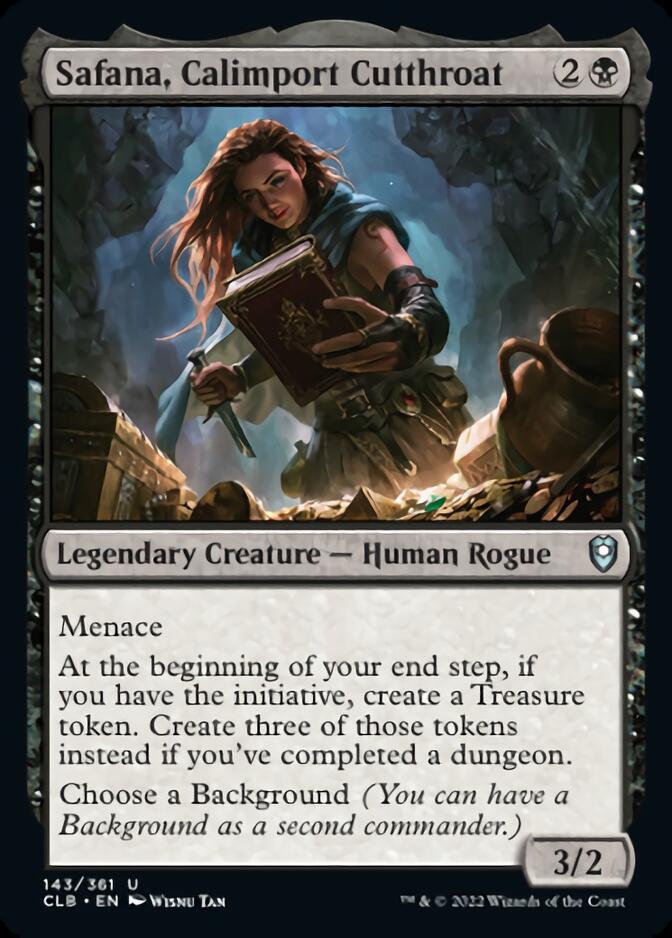 Safana, Calimport Cutthroat [Commander Legends: Battle for Baldur's Gate] | Good Games Morley