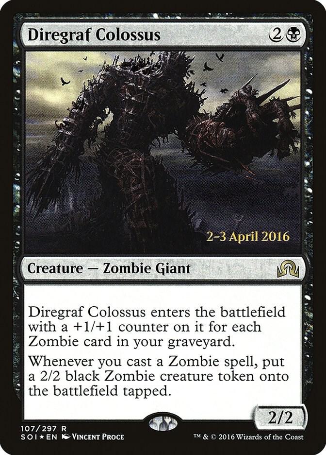 Diregraf Colossus 107s/89 (Prerelease Cards)  - Foil | Good Games Morley