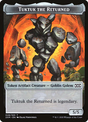 Human Soldier // Tuktuk the Returned Double-Sided Token [Double Masters Tokens] | Good Games Morley