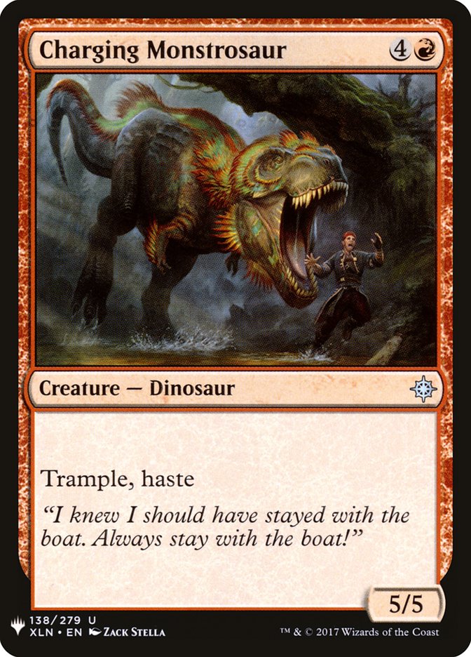 Charging Monstrosaur [Mystery Booster] | Good Games Morley