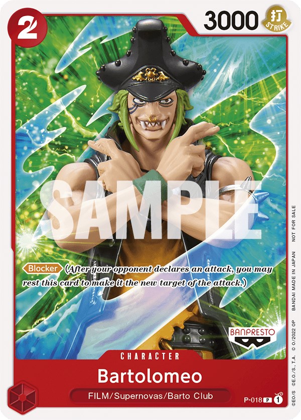Bartolomeo (One Piece Film Red) [One Piece Promotion Cards] | Good Games Morley