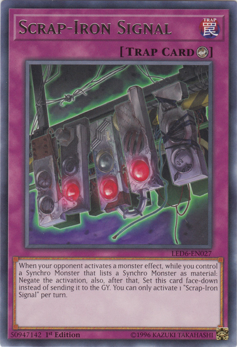Scrap-Iron Signal [LED6-EN027] Rare | Good Games Morley