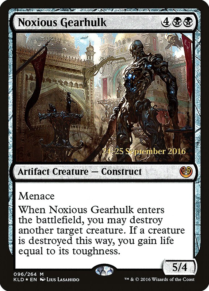 Noxious Gearhulk [Kaladesh Prerelease Promos] | Good Games Morley