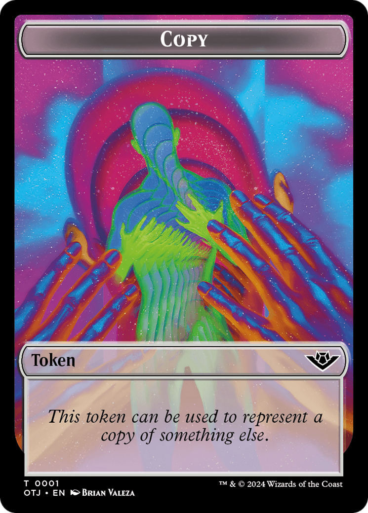 Copy Token [Outlaws of Thunder Junction Tokens] | Good Games Morley