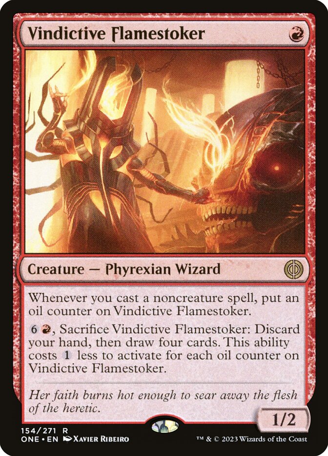 Vindictive Flamestoker 154/271 (Phyrexia: All Will Be One)  | Good Games Morley
