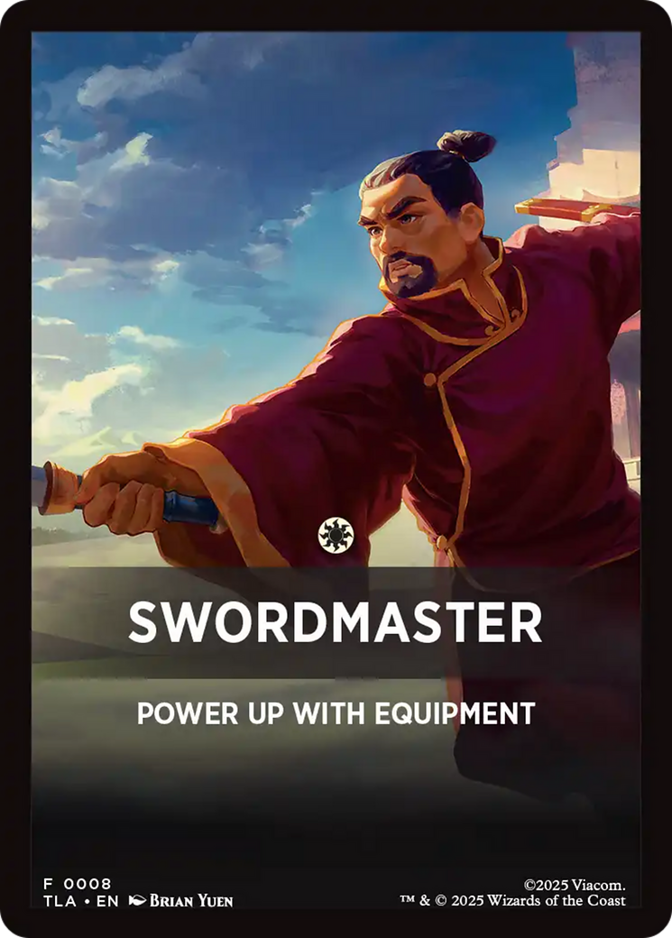 Swordmaster Theme Card [Avatar: The Last Airbender Tokens] | Good Games Morley