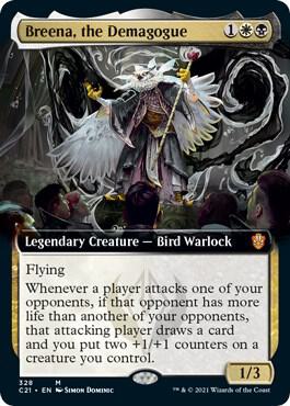 Breena the Demagogue Extended Art 328/81 (Commander 2021)  | Good Games Morley