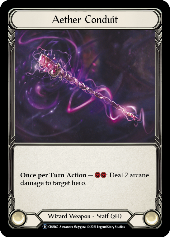 Aether Conduit [U-CRU160] (Crucible of War Unlimited)  Unlimited Rainbow Foil | Good Games Morley