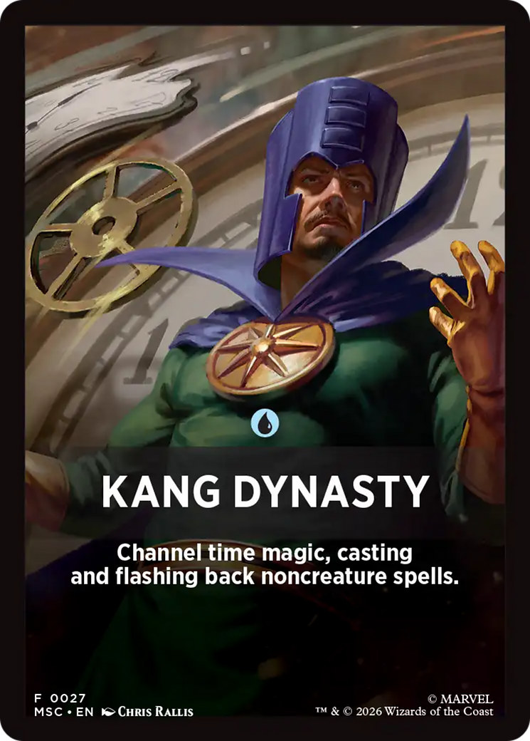 Kang Dynasty Theme Card [Marvel Super Heroes Commander] | Good Games Morley