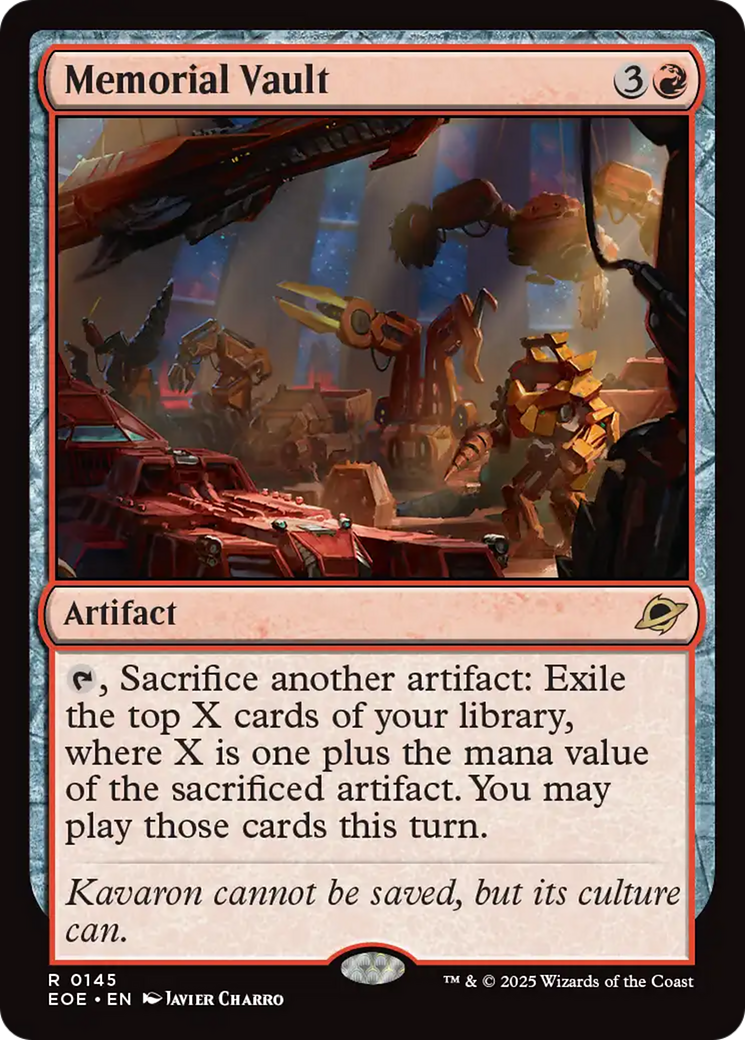 Memorial Vault [Edge of Eternities] | Good Games Morley
