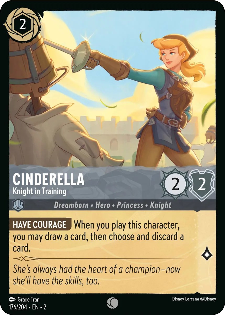 Cinderella - Knight in Training (176/204) [Rise of the Floodborn] | Good Games Morley