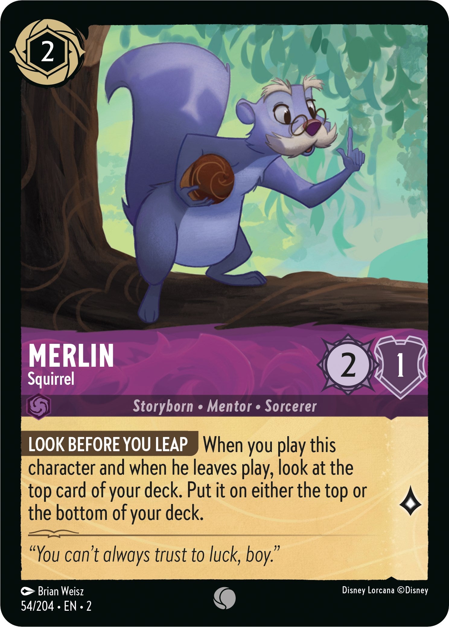 Merlin - Squirrel (54/204) [Rise of the Floodborn] | Good Games Morley