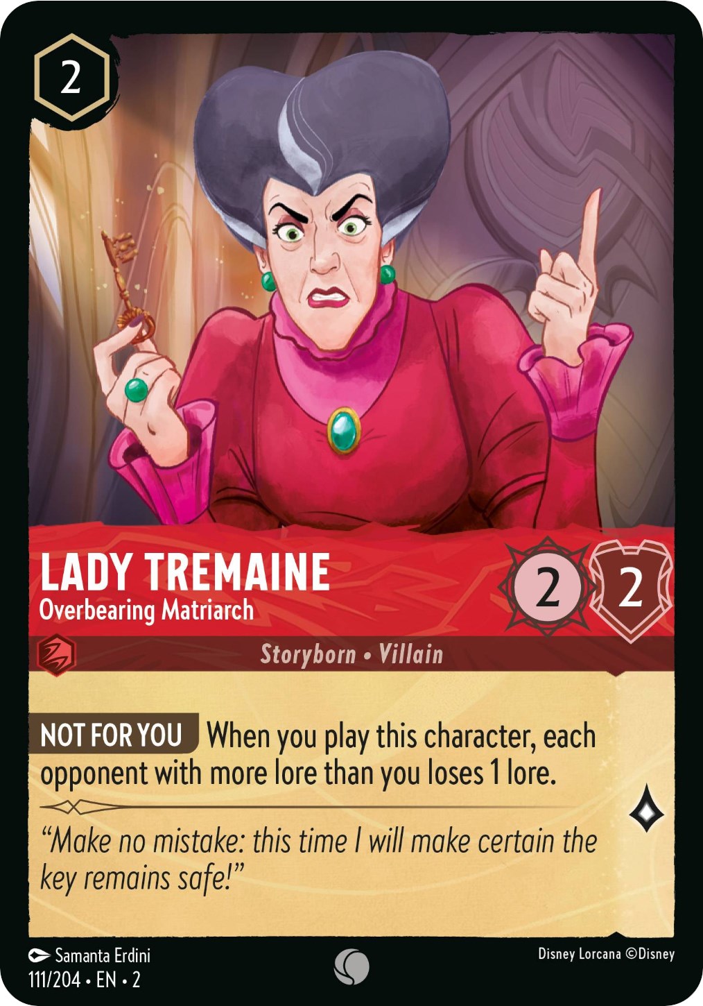 Lady Tremaine - Overbearing Matriarch (111/204) [Rise of the Floodborn] | Good Games Morley