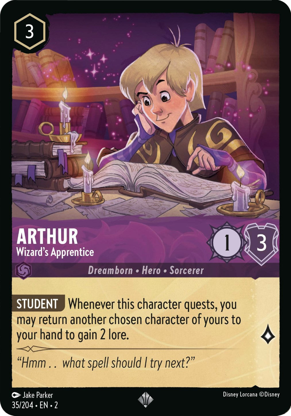 Arthur - Wizard's Apprentice (35/204) [Rise of the Floodborn] | Good Games Morley