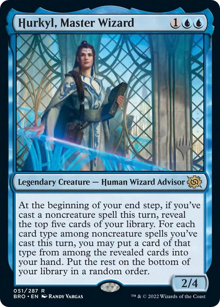 Hurkyl, Master Wizard (Promo Pack) [The Brothers' War Promos] | Good Games Morley