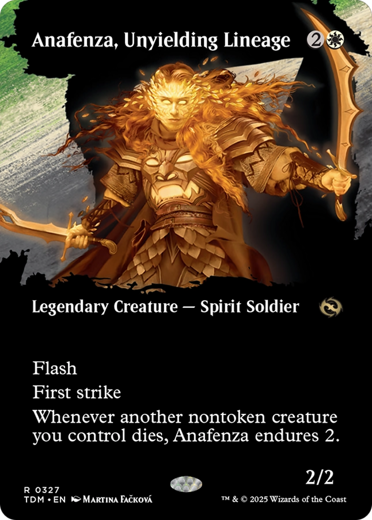 Anafenza, Unyielding Lineage (Borderless) [Tarkir: Dragonstorm] | Good Games Morley