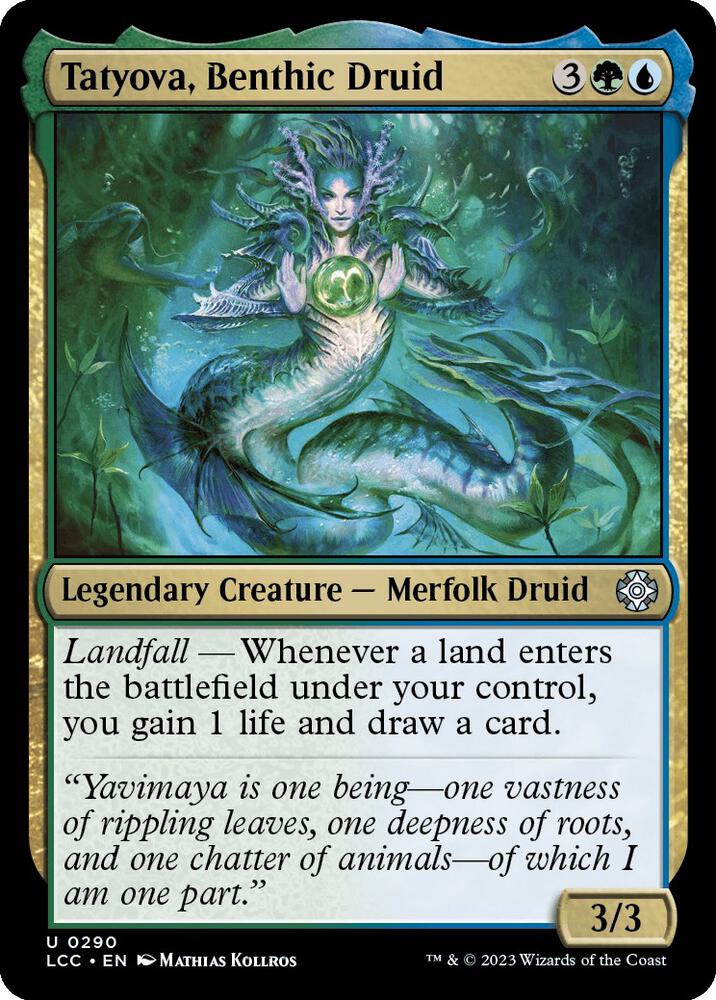 Tatyova, Benthic Druid 290/370 (Commander: The Lost Caverns of Ixalan)  | Good Games Morley