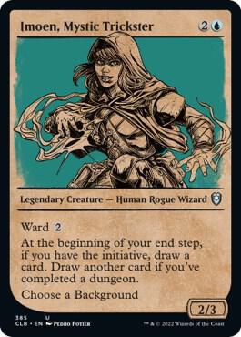 Imoen Mystic Trickster Showcase 385 (Commander Legends: Battle for Baldur's Gate)  - Foil | Good Games Morley